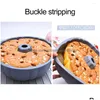 Moules de cuisson Mods Gâteau Moule DIY Sile Forme Ronde Bundt Pain Mod Non Collant Résistant À Haute Température Réutilisable Pour Cuisine Drop De Dh1Vn