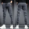 Vår sommar svart grå last jeans män streetwear denim jogger byxor baggy harem jean byxor lastbyxor män jeans 240104