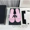Sandals Designer Luxury Top Grade Slippers New Fruit Letter Slippers Classic Luxury Leather Material New Fashion Versatile Sandals