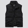 Gilet hommes hiver sans manches vestes hiver chaud manteau gilet hommes décontracté solide gilet vêtements d'extérieur chalecos para hombre 240104