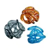 Geometric Twine Knot Glass Hollow Coil Winding Round Ball Transparent Sculpture Decorative Figurines Home Decoration Accessories 240105