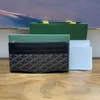 Luksusowy projektant portfel moda dla kobiet karty kredytowej dla kobiet -karty identyfikacyjnej torebka torebka zamek europejski torebka torebka top skóra klasyczna karta banku z wysokim pudełkiem podarunkowym