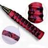 10 pièces Camouflage anti-dérapant Badminton Grip Tennis surgrip padel sur Grip bande de sueur pour enroulement de canne à pêche pour raquette de courge 240104