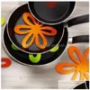 Mattor kuddar 6st Placemat Pot Pan Protector Separator Mat Table Premium Divider Pad Heat Insation Protect Cookware Tool Drop Deliver DH3QH