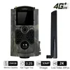 실외 4G 30MP 적외선 2K 라이브 쇼 앱 트레일 카메라 클라우드 서비스 야생 사냥 카메라 포 그랩 240104