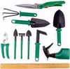 10-stycks trädgårdsverktyg Set-complete-lösning för trädgårdsskötsel, plantering och trimning med bekväma handtag och rostsäker verktyg