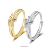 Pendant Ring Tie Home Collar Chain Designer Jewelry TifannisSM Säljer knut inslagna ring för kvinnor Enkelt och fashionabelt stil Ljus har originallåda