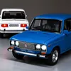 124 LADA NIVA Classic Car Alloy Car Model Diecast Metal Toy Vehicles Car Model High Simulation Collection Childrens Gift 240104