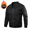 Winter Jacken männer Casual Baumwolle Fleece Bomber Jacke Männer Mode Baseball Streetwear Schlanke Warme Mäntel Marke Kleidung M-5XL 240105