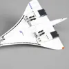 Модель самолета 1400 Concorde Air France 1976-2003 гг., авиалайнер из сплава, литая под давлением модель самолета, детский подарок на день рождения, коллекция игрушек 240104