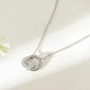 Designer śrubowy naszyjnik miłosny seria mody luksusowe biżuterii opiekuńczycy oryginalne modne 18 -karne złoty diament dla kobiet męskie naszyjniki srebrne biżuterię Z71O