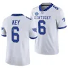 Mans College Football Kentucky Wildcats 1 Ray Davis Jersey 7 Barion Brown 31 Maxwell Hairston 9 Tayvion Robinson 54 Deryk Jackson 6 Dane Key Devin Leary University