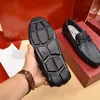 Mocassins masculinos de marca elegantes, sapatos formais de designer, sapatos casuais para homens, mocassins de casamento, sapato social de luxo, mocassins de couro tamanho 6.5-12