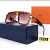 Дизайнерские солнцезащитные очки, модные летние пляжные очки, полный кадр, прямоугольный дизайн с буквами для мужчин и женщин, 18 опционально, высокое качество
