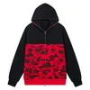 Men Camouflage Hooded jacket Camo cardigan Sweater Hip Hop hoodies Sweatshirt Streetwear Jackets