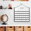 Storage Bags Wall-mounted Calendar Bag Pocket Pouch Hanging Non-woven Fabric Organizer Accessory