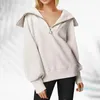 Women's Hoodies Womens Fall Fashion Oversized Quarter Zip Pullover Sweatshirts Hoodie