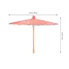 Guarda -chuvas 2 pcs papel guarda -chuva decoração de férias de pography prop lidcraft jogada de jogo criativo japonês estilo japonês