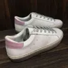 Projektant moda złota hi gwiazda Sneakers Kobiet platforma Sole swobodne buty Włochy klasyczne białe brudne buty Super Star Sneaker Mężczyzn but but