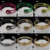 Hollow Out Cuff Bangle Classic Luxury M0Elets Designer for Women Fashion Diamonds Zircon Hiphop Rock Punk Jewelry Party Giftal