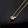 Pendant Necklaces Luxury Jewelry Designer Tiffanyise Pendant Necklaces t Family Ladybug Necklace Thick Gold Electroplated Precision Edition Vivid Collar Chain f