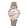 Montres-bracelets Modèles Montre Femme Tendance Femme Quartz Simplicité Loisirs Polyvalent Petit Amour Frais Cadran Étudiant