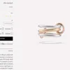 Spinelli Kilcollin Rings Brand Designer New Luxury Fine Jewelry Sterling Silver Raneth Stack Ring Hikkh