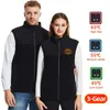 Fleece Verwarmd Vest Mannen Usb Oplaadbare Elektrische Zelfverhitting Vrouwen Opwarming Jas Outdoor Jacht Kleding 240105