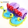 Unisex Snail Slippers Cartoon Home Indoor Sneaker Slippers Warm Plush House Shoes Cozy Soft Flip Flop Kids Funny Shoes Women Men 240104