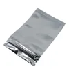 Sac d'emballage à fermeture éclair refermable en plastique transparent, sac d'emballage en plastique transparent, stockage des aliments pour pochettes en poly à fermeture éclair, sacs en aluminium Mylar Hdnsq