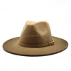 Chapéu fedora de duas cores feminino masculino aba larga feltro jazz chapéu senhoras festa boné superior retalhos chapeau sombreros de mujer