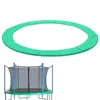 Almohadilla de trampolín Almohadilla de seguridad de repuesto Cubierta de resorte de trampolín impermeable Sin agujeros para poste 6 pies 8 pies 10 pies 12 pies Tamaño del marco Verde 240104