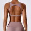 Lu Lu Align Lemon Women Sexig BRA Top Sports Bh Tank Top Yoga Bh Push Up Bralette High Impact for Gym Fitness Female Pad Sportswear