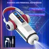 Automatic Telescopic Male Masturbator Cup Sucking Vibrating Masturbation Machine Vagina Pusssy Blowjob Adult Sex Toys for Men 240105