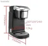 Coffee Makers American Capsule Coffee Maker Household Tea Brewer Tea Milk Kettle Capsule Coffee Machine 220V 800WL240105