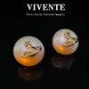 Fashion Vivienne jewelry Empress Dowager Xi 24K Copper Plated True Gold Pearl Set High Version Collar Chain Bracelet Earrings Saturn Sweet Cool Style Reproduction