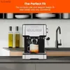 Coffee Makers 2023 New 6-in-1 Espresso Machine with Steamer One-Touch Single or Double Shot Maker Coffee Cappuccino MachineL240105