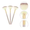 Makeup Brushes 3 PCS Fan Brush Powder Highlighter Kit Cosmetics B Ansiktsformad Drop Delivery Health Beauty Tools Tillbehör OTPF0