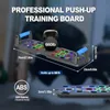 Automatic Count Push Up Board Strength Train Equipment Foldable for Chest Abdomen Arms and Back Train Home Gym Equipment Fitness 240104