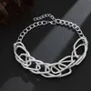 Hip Hop Big Cross Linked Chain Necklace Men Punk Exaggerated Large Choker Necklaces Fashion Jewelry Neck Accessories Collar 240104