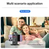 COOL DIER 360 Rotação Gimbal Estabilizador Desktop AI Gimbal de rastreamento automático com obturador remoto para smartphone Tiktok 240104