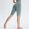 Lu Lu Shorts Lemon Yoga Seamless High Waist Yoga Shorts Fitness Cycling Shorts Abdominal Contraction Shaping Safety PantsGym Legging Fitness Sport Short