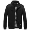 Bomber Jacket Men Casual Windbreaker Jacket Coat Men Spring Autumn Outwear Stand Slim Military Jacket Mens 231229