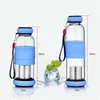 Bpa Free 420/550 ML créatif Portable corde verre bouteille d'eau jus de fruits bouilloire boisson tasse directement en acier inoxydable passoire à thé 240104