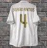 Real Madrids Retro Long Sleeve Soccer Jerseys Alomso James Guti Benzema Seedorf Carlos Ronaldo 11 12 16 17 18 Zidane Aabeloaraul Vintage Men and Kids Football Shirt