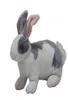 Dorimytrader, милая мини-реалистичная плюшевая игрушка с изображением животного, кролика, плюшевая кукла-кролик, подушка, детская игровая кукла, украшение 29 см x 17 см9464652