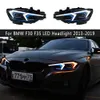 Bilstyling Strålkastare DRL DAYTIME Running Light Streamer Turn Signal Indicator FRPNT LAMP för BMW F30 F35 320I 325I LED-strålkastare 13-19