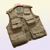 Jaktjackor Multiuse Fishing Vest Quick Dry MultiCocket Jacket Outdoor Sport Survival Utility Safety Waistcoat5685127