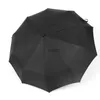 Parapluies Pliant automatique parapluie pluie femmes parapluie bois poignée hommes coupe-vent Compact voyage parapluie mâle Auto ouvrir/fermer Parasols YQ240105