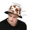 Bérets rouge PANDA motif seau chapeau Panama pour enfants Bob chapeaux en plein air mode pêcheur été pêche unisexe casquettes